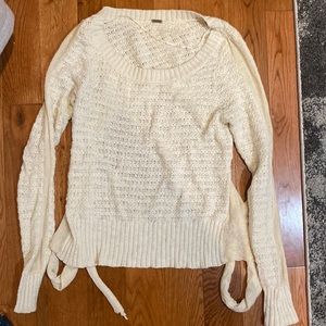 Free people open-back sweater